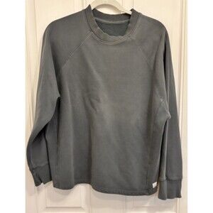 Vuori Restore Oversized Crew Sweatshirt Womens XL Green Gray Pullover VW265